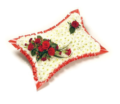 Based Pillow-Red & White