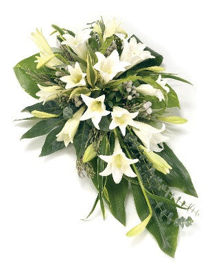 Spray- All White Lillies